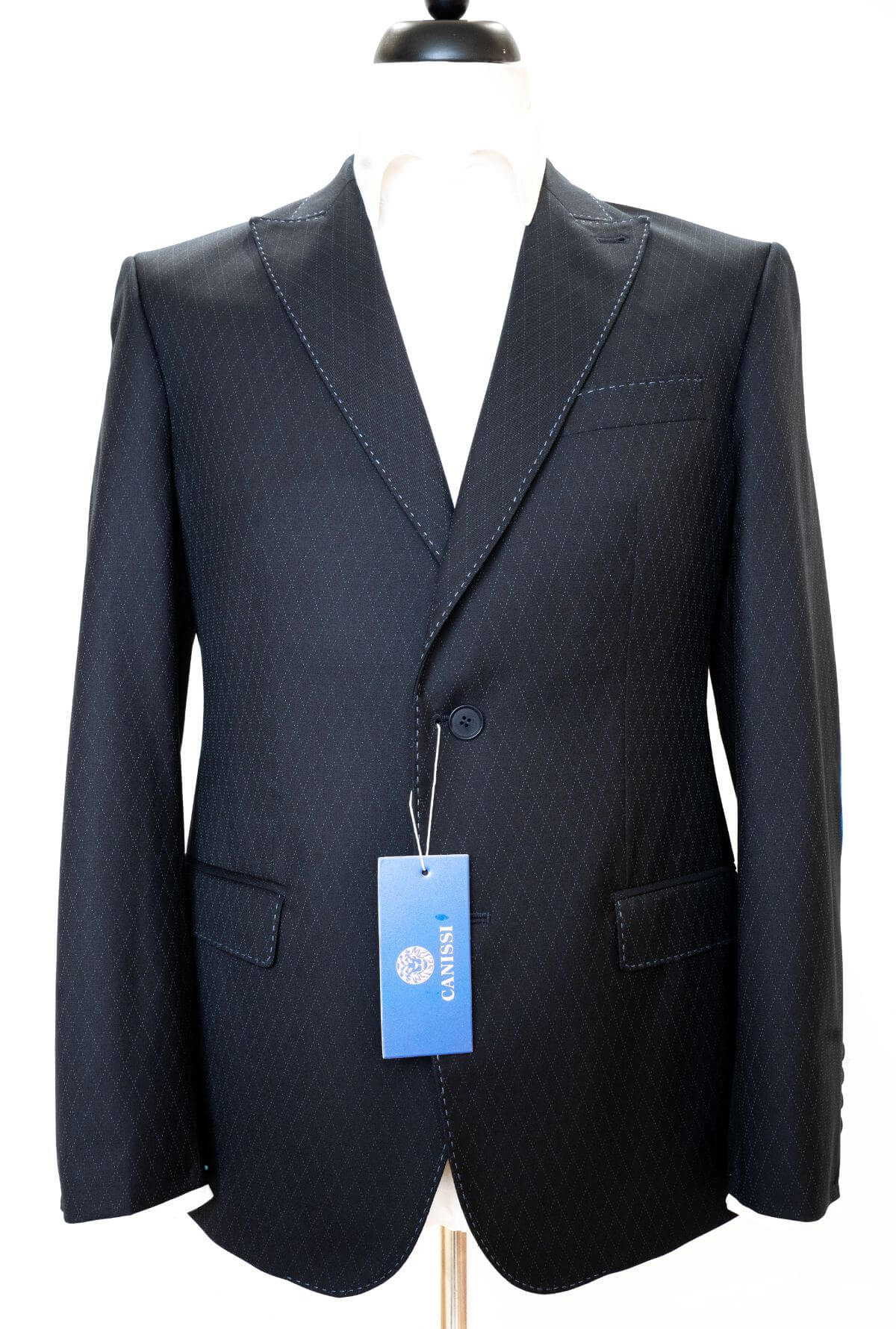 canissi-carlo-rombusz-mintas-fekete-zako-kek-konyokfolttal-CAN-762-can-762 – CAN-762