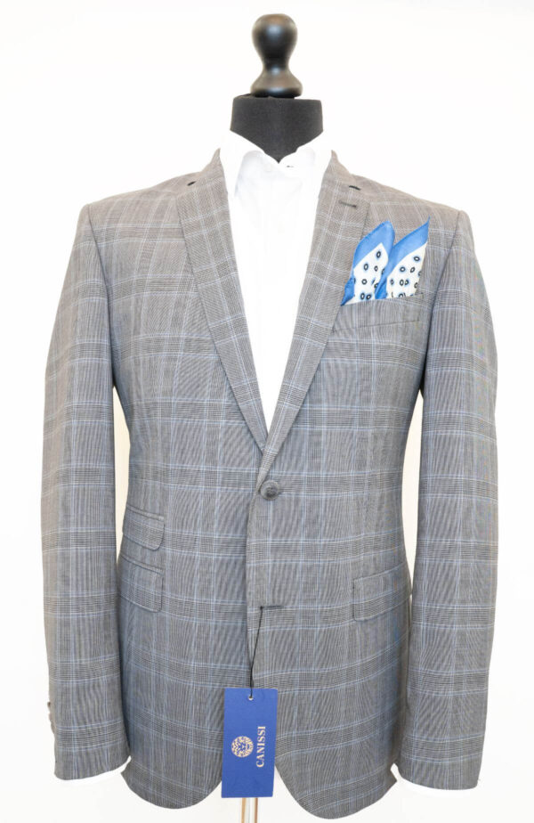 canissi-clooney-szurke-kockas-100-gyapju-zako-CAN-409-can-409 – CAN-409