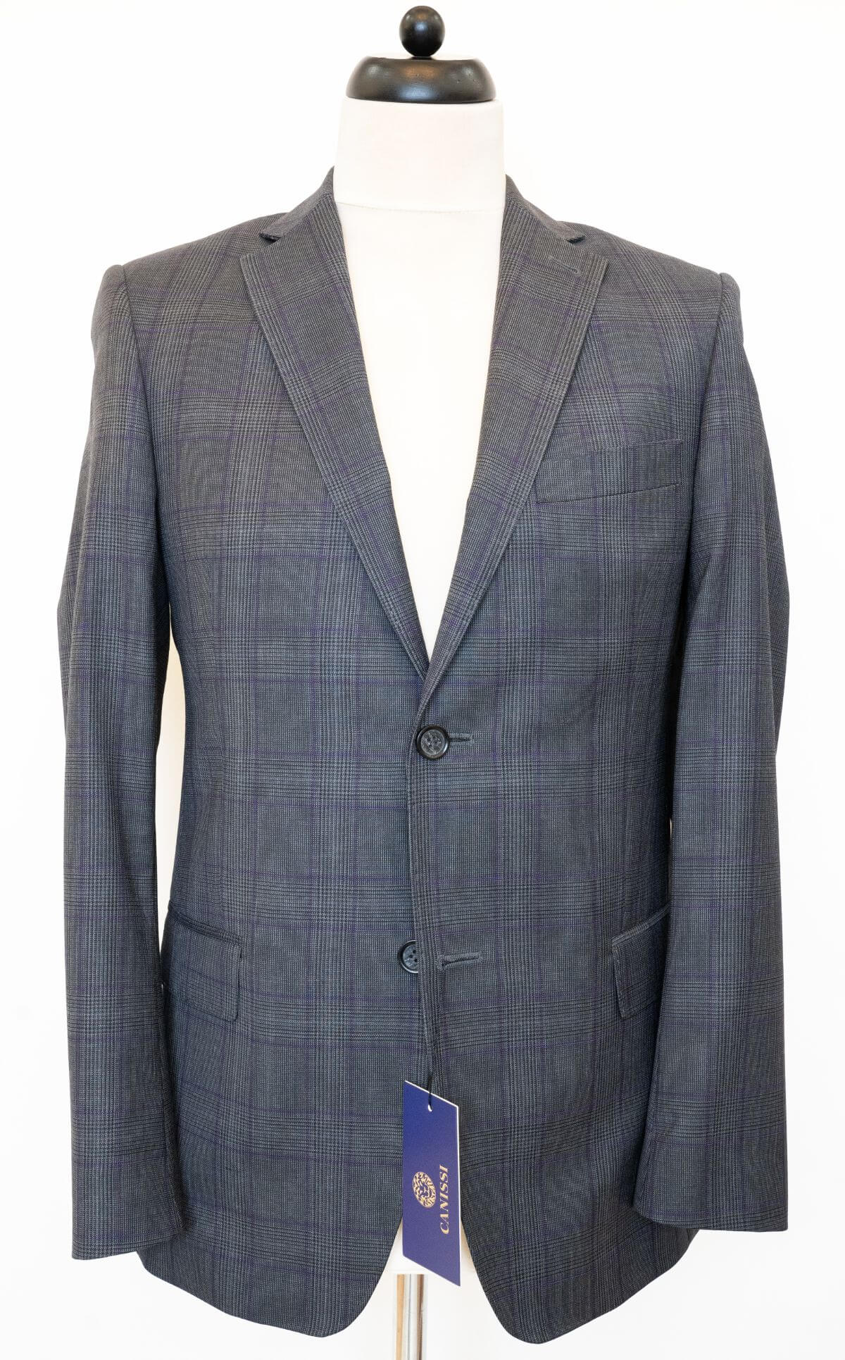 canissi-diego-szurke-kockas-100-gyapju-oltony-CURH-019-can-140 – CAN-140