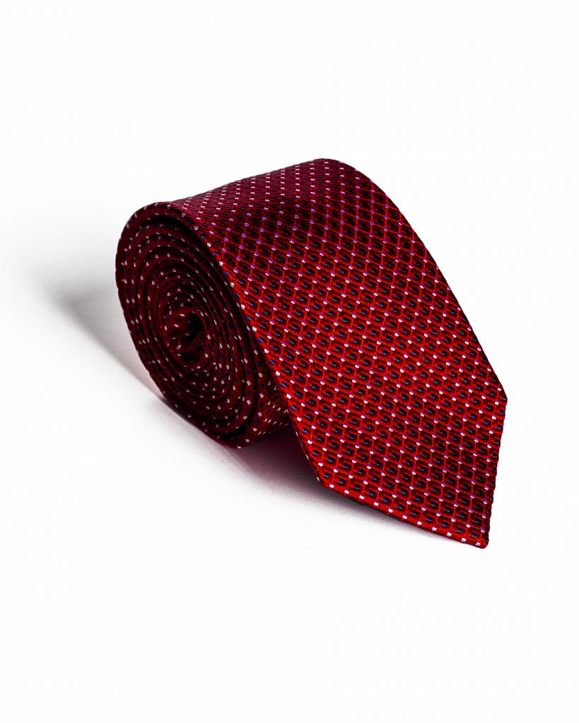 piros-kockas-slim-premium-selyem-nyakkendo-ct-011 – CT-011