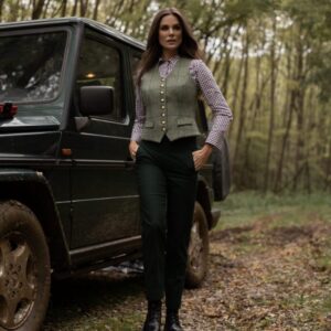 Bethany mellény - Francie nadrágkosztüm - zöld