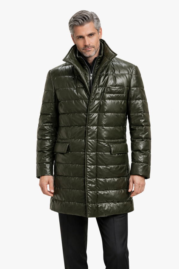 Vincenzo Orkán toll kabát - khaki